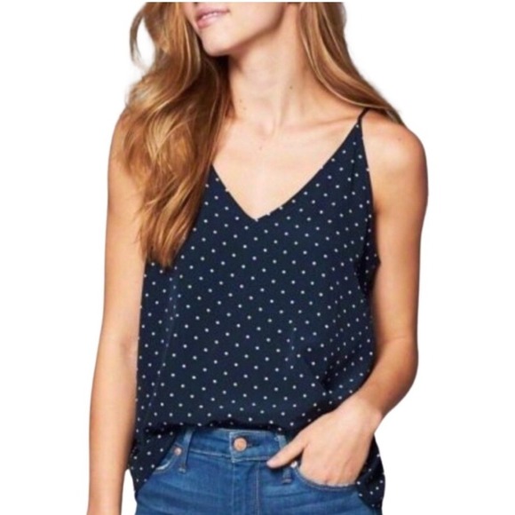 Abercrombie Blue Polka Dot Tank - Picture 5 of 5